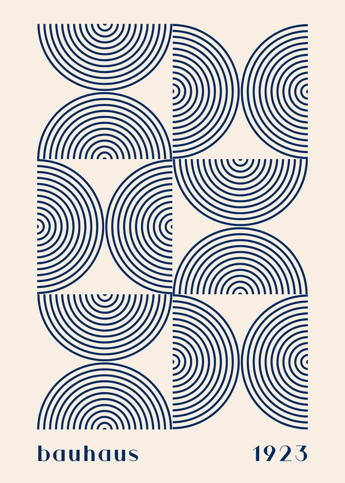 Bauhaus 1923 - Geometric Art Print