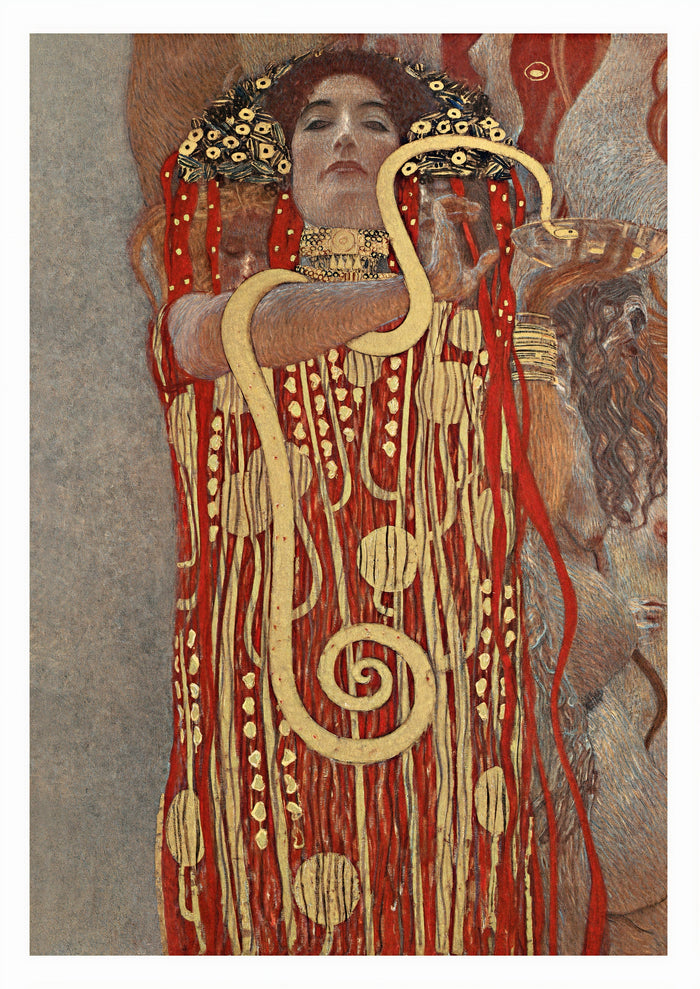 Gustav Klimt's Hygieia (1907) - Iconic Art Nouveau Print