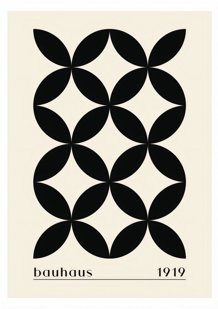 Bauhaus 1919 - Classic Geometric Art Print