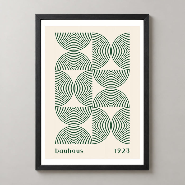 Bauhaus 1923 Art Print - Classic Geometric Design