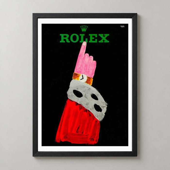 Retro Rolex Ad Art Print by Renem