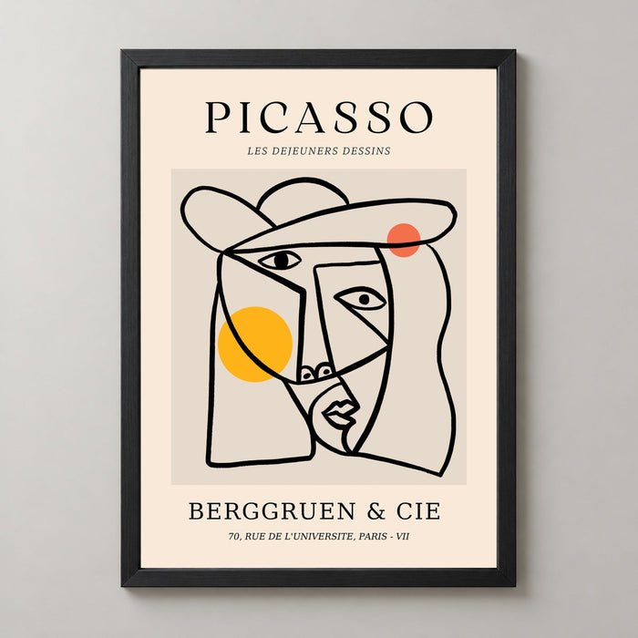 Picasso's Les Dejeuners Dessins - Iconic Modernist Art Print