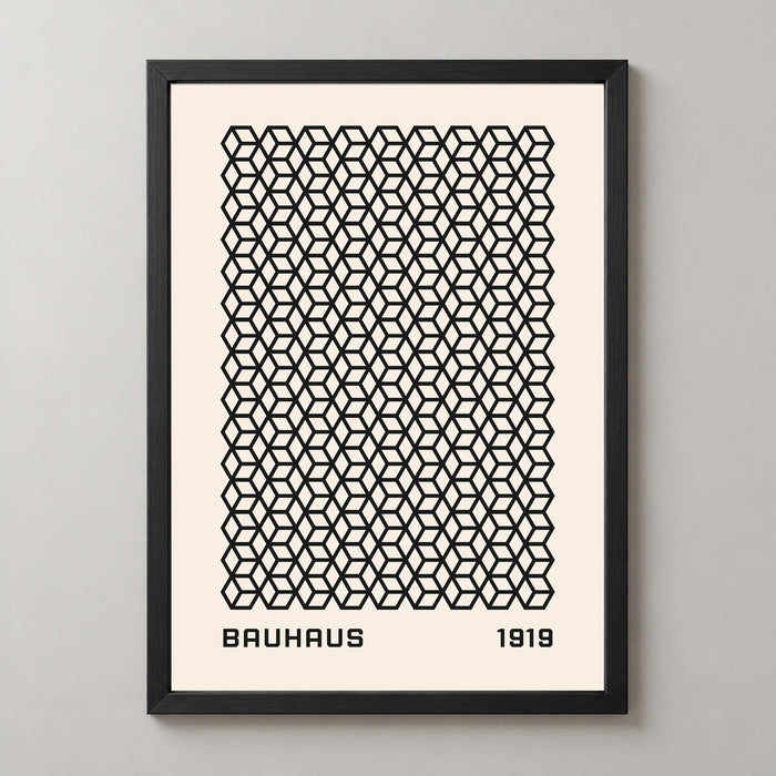 Bauhaus 1919 Geometric Print - Iconic Art Deco Design