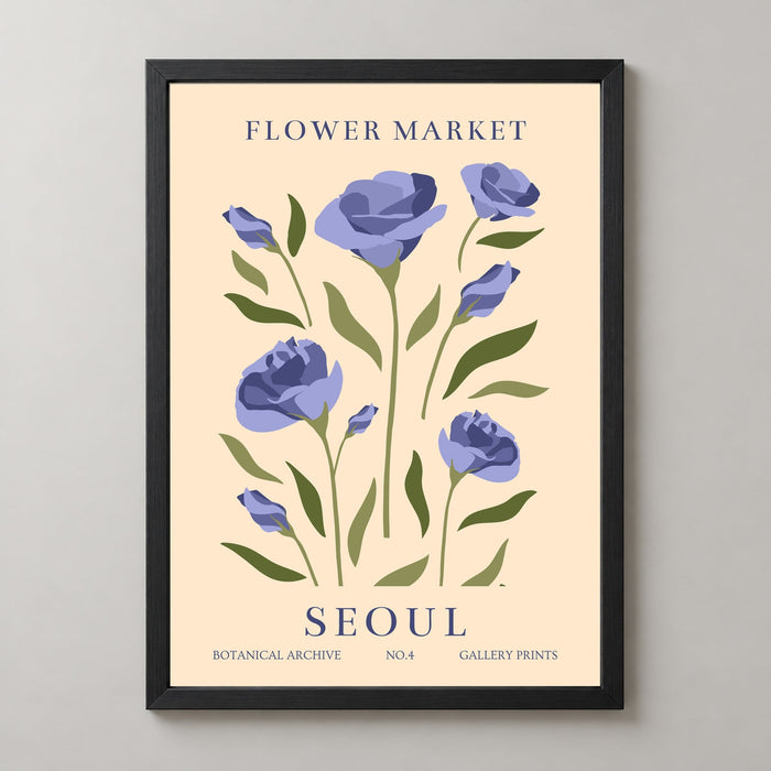 Seoul Flower Market - Botanical Archive No.4 Art Print