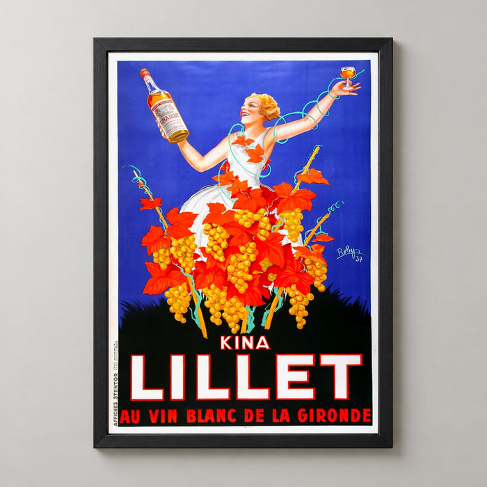 Kina Lillet Vintage Poster by Roby - 1937 French Advertising Art