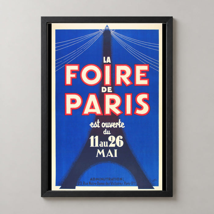 La Foire de Paris Vintage Poster - Classic French Event Advertisement