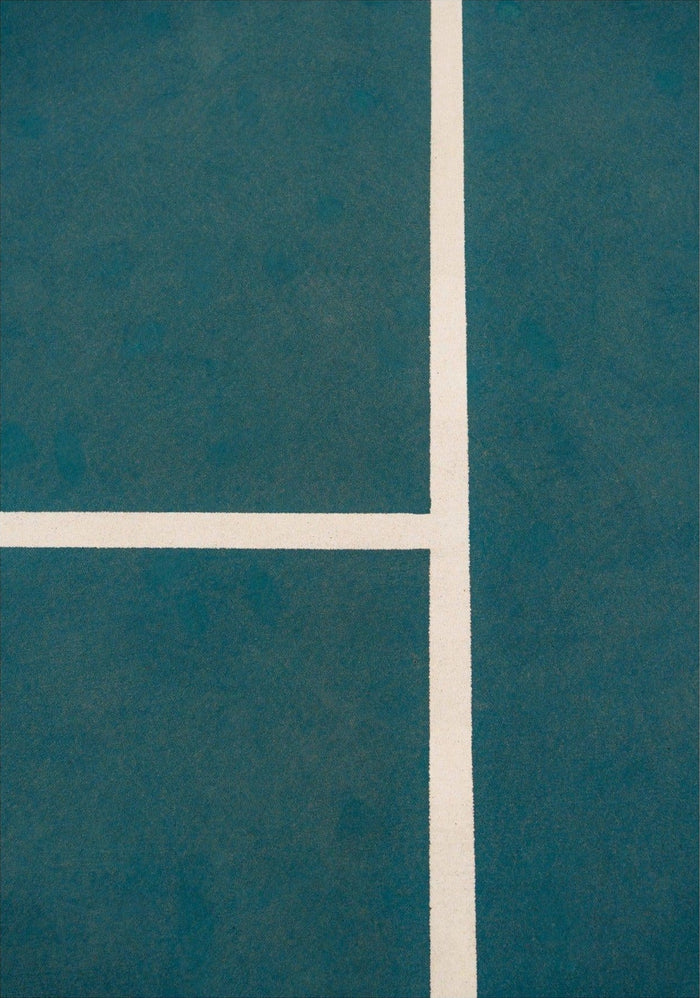 Tennis Court Print | Tennis Lines Intersect | Fine Art Photography