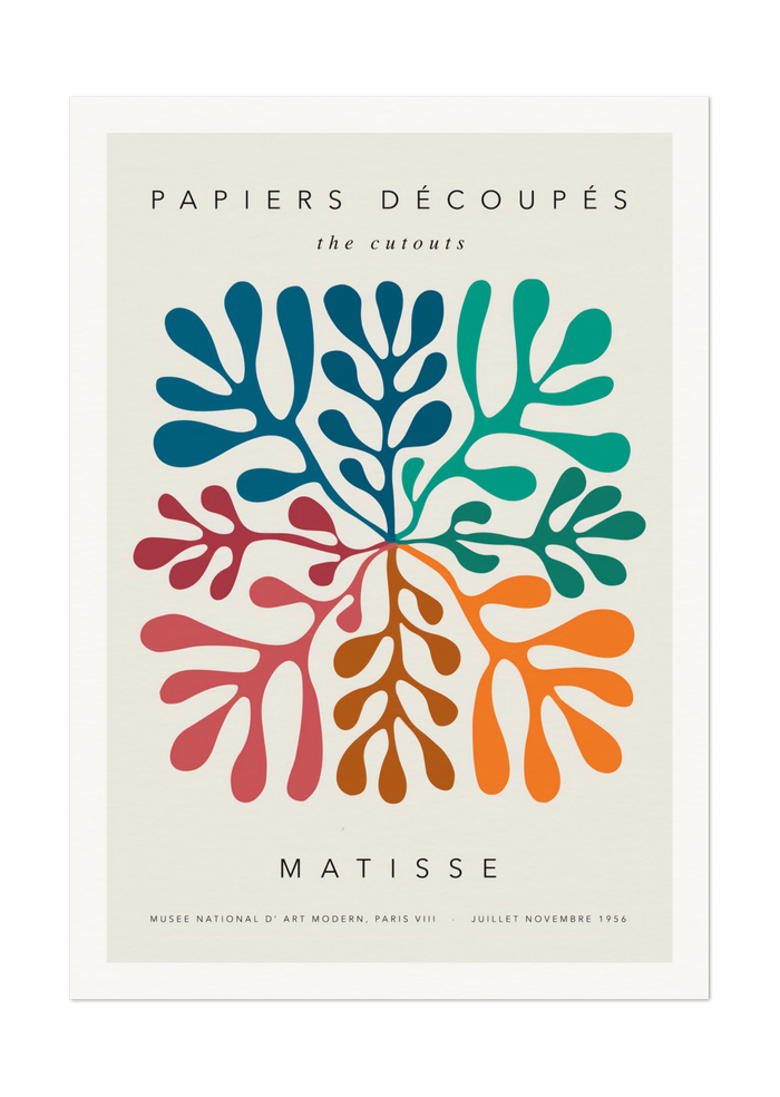 Henri Matisse's Papiers Découpés - Vibrant Mid-Century Modern Art Print