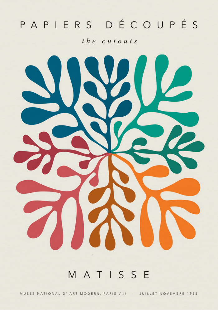 Henri Matisse's Papiers Découpés - Vibrant Mid-Century Modern Art Print