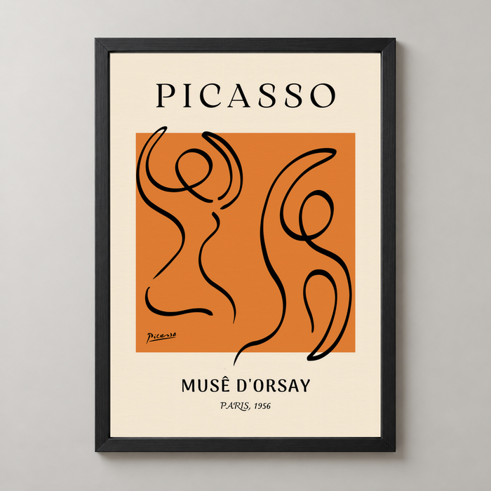 Picasso's Elegant Line Art - Musee d'Orsay 1956 Print