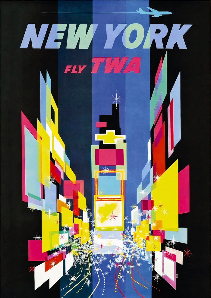 New York Vintage Poster: Die Essenz der ikonischen Stadt New York einfangen