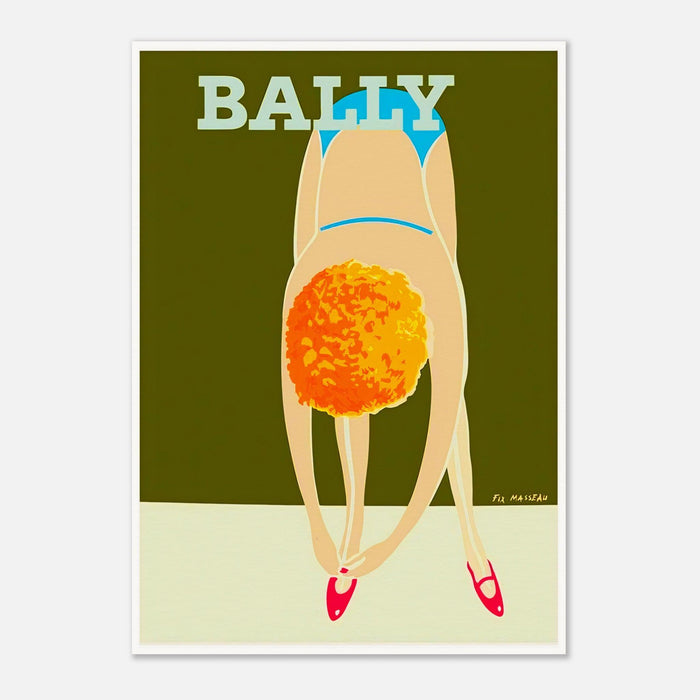 Bally Shoes Vintage Advertising Poster 1980 | Pierre Fix-Masseau