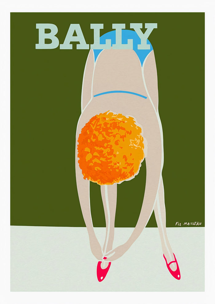 Bally Shoes Vintage Advertising Poster 1980 | Pierre Fix-Masseau