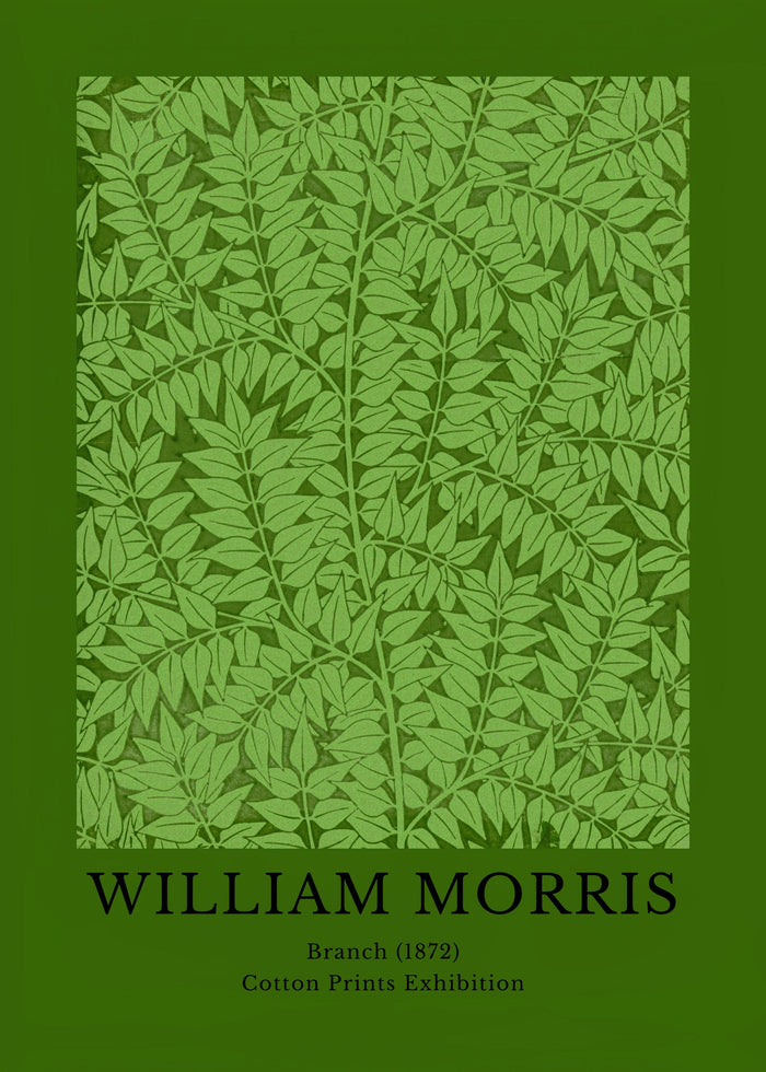William Morris - Cotton Prints Exhibition, Branch (1872)