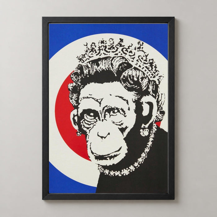 Banksy Monkey Queen, 2003