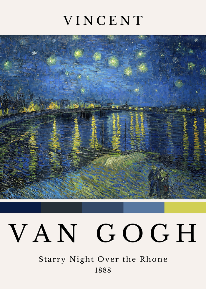 Vincent van Gogh Starry Night Over the Rhone