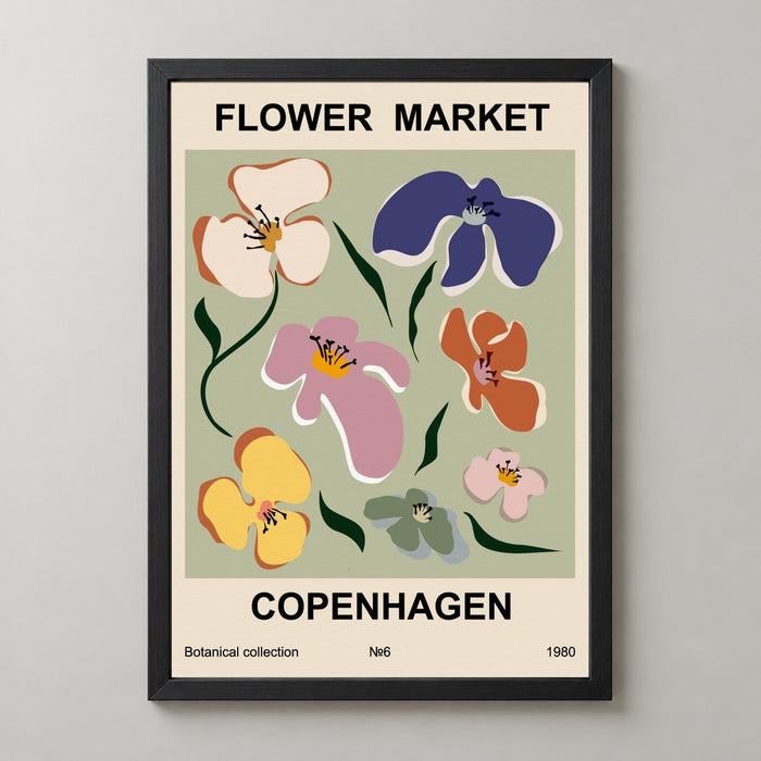 Flower Market Copenhagen 1980