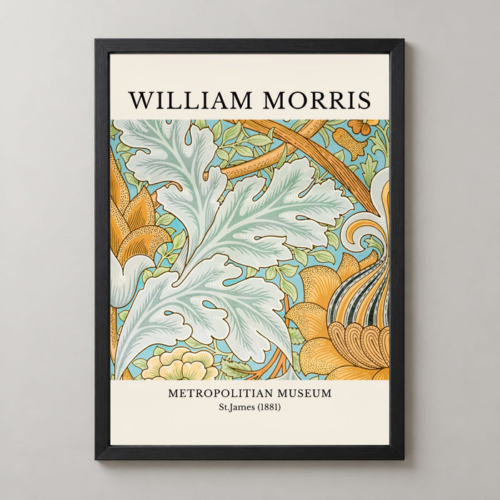 William Morris Print - Metropolitan Museum, St. James (1881)