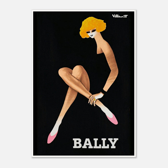 Bally Blonde Vintage Advertising Poster - Bernard Villemot