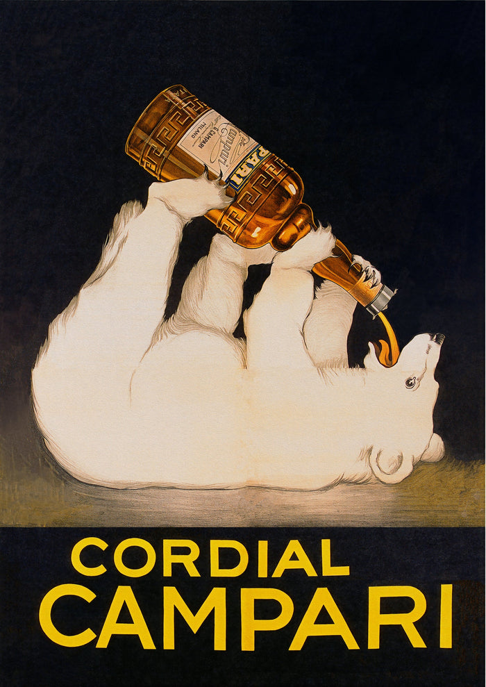 Cordial Campari Eisbär Vintage Poster von Leonetto Cappiello