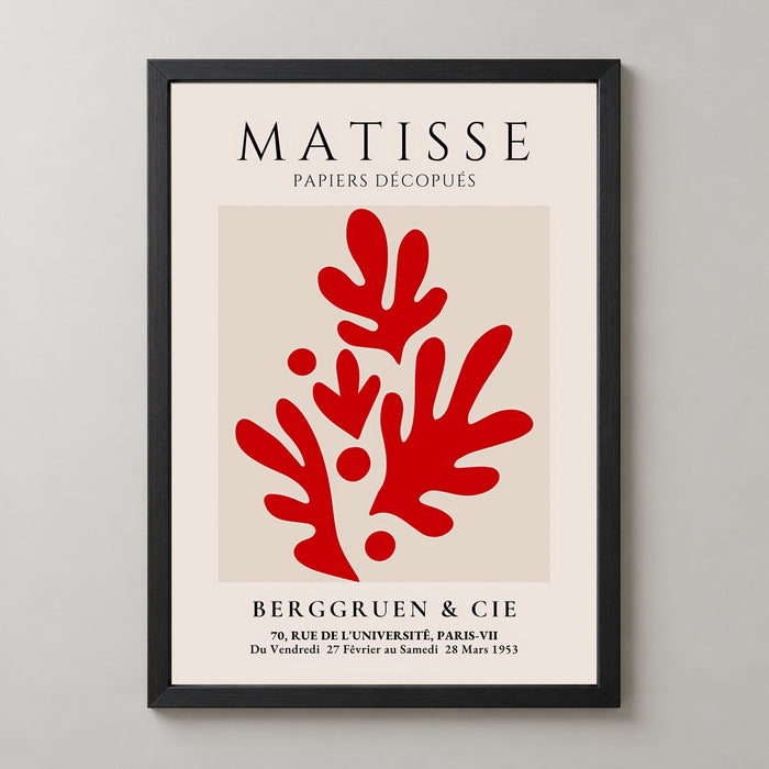 Henri Matisse Red Exhibition Print at Berggruen & Cie