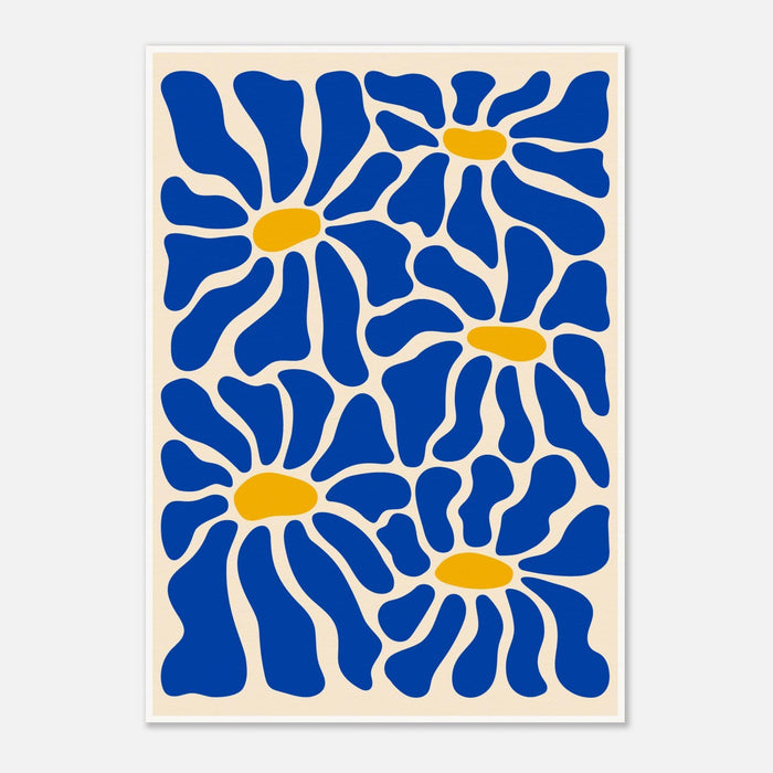 Blue Flowers - Matisse Inspired Print | Abstract Collection