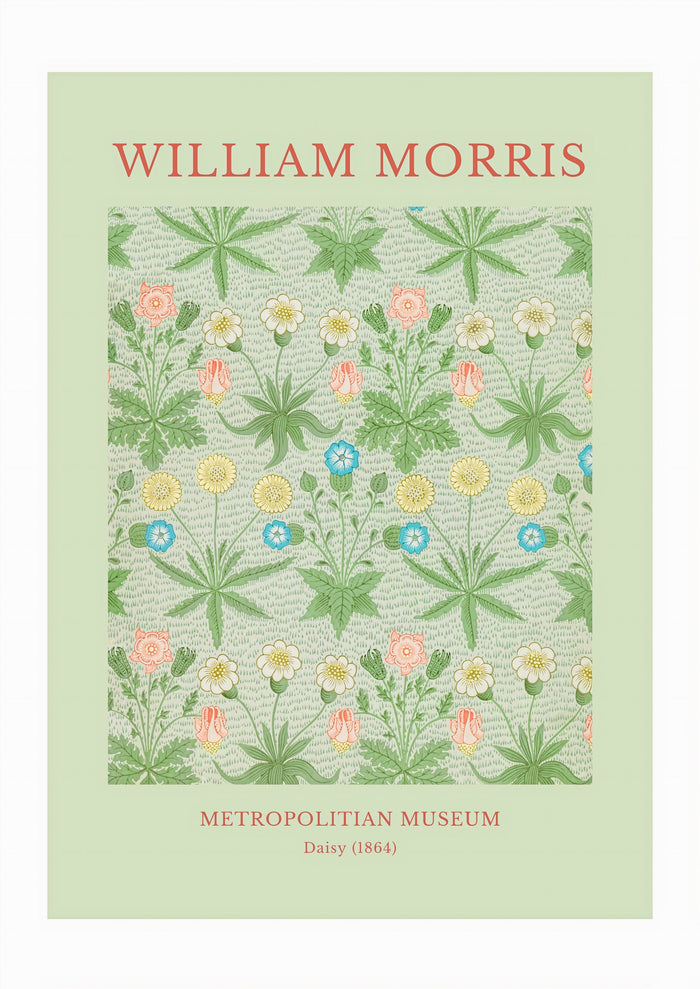 William Morris - Metropolitan Museum, Daisy Print (1864)