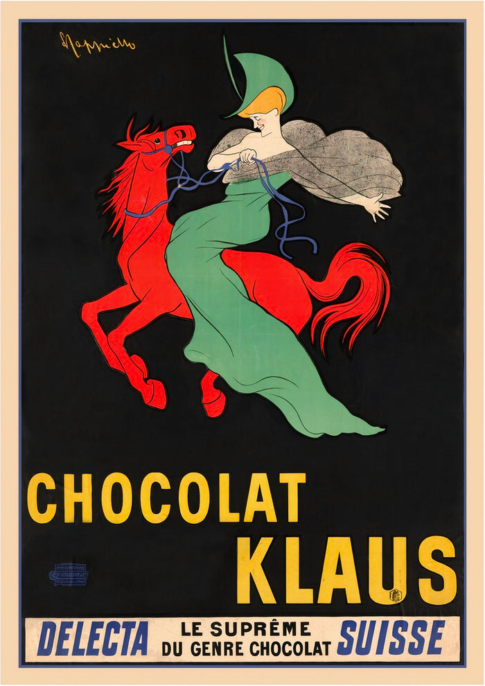 Chocolate Klaus Vintage Advertising Poster by Leonetto Cappiello