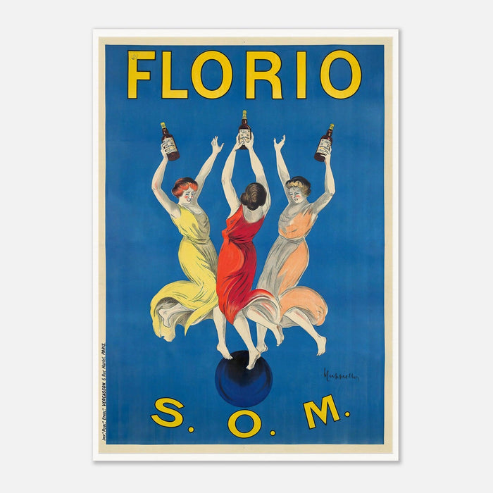 Florio SOM Jugendstil-Plakat von Leonetto Cappiello