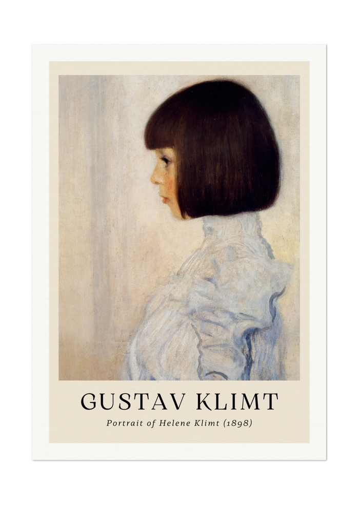 Gustav Klimt's Portrait of Helene Klimt (1898) - Timeless Art Nouveau Print