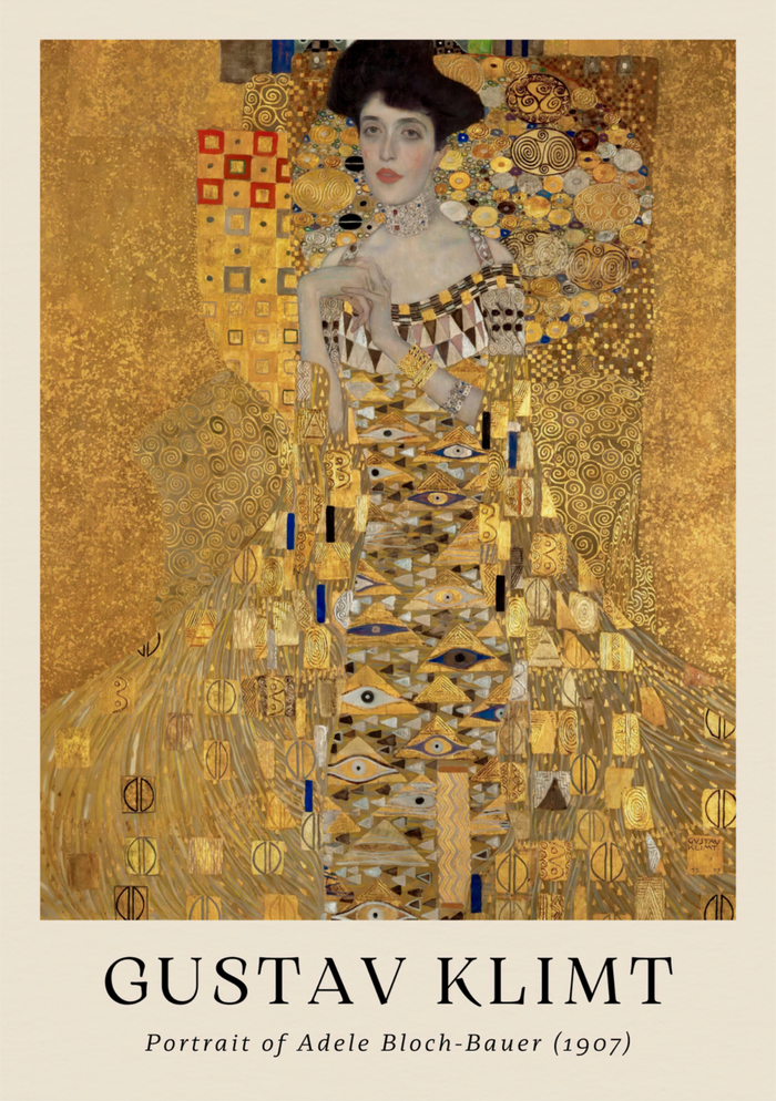 Gustav Klimt's Portrait of Adele Bloch-Bauer - Iconic Art Nouveau Masterpiece