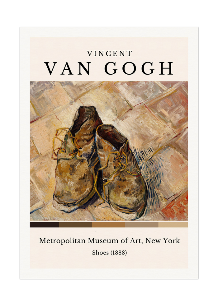 Van Gogh's Shoes - Iconic Post-Impressionist Art Print