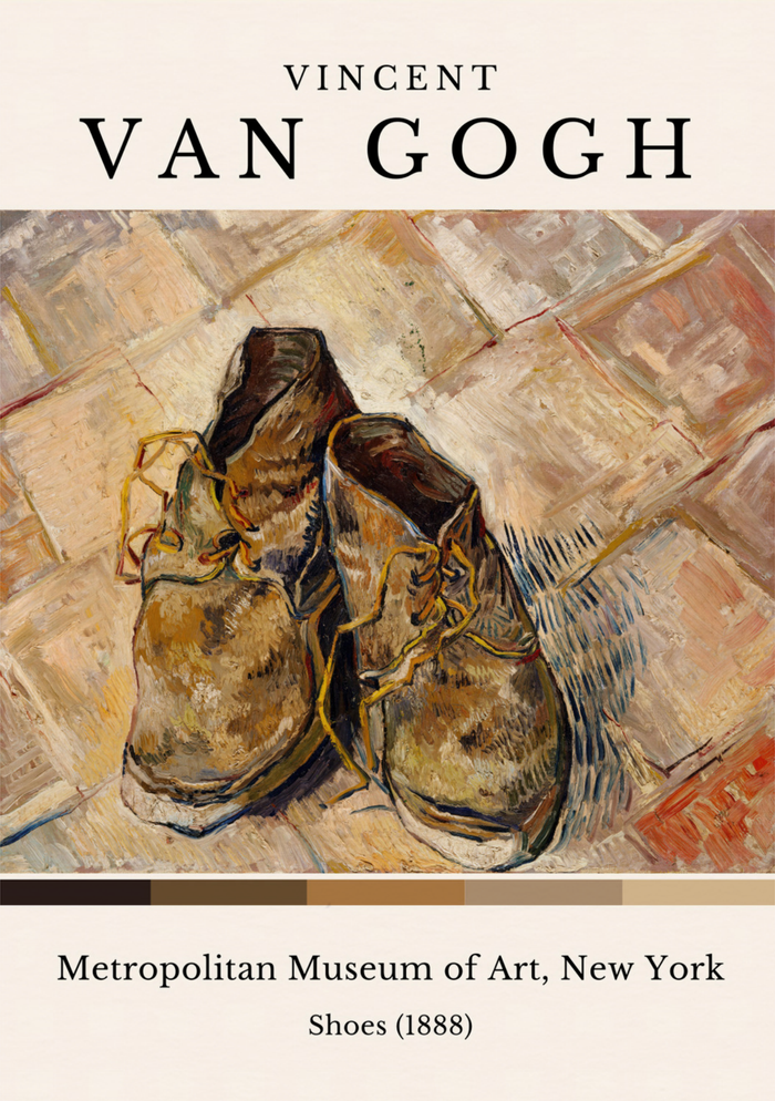 Van Gogh's Shoes - Iconic Post-Impressionist Art Print