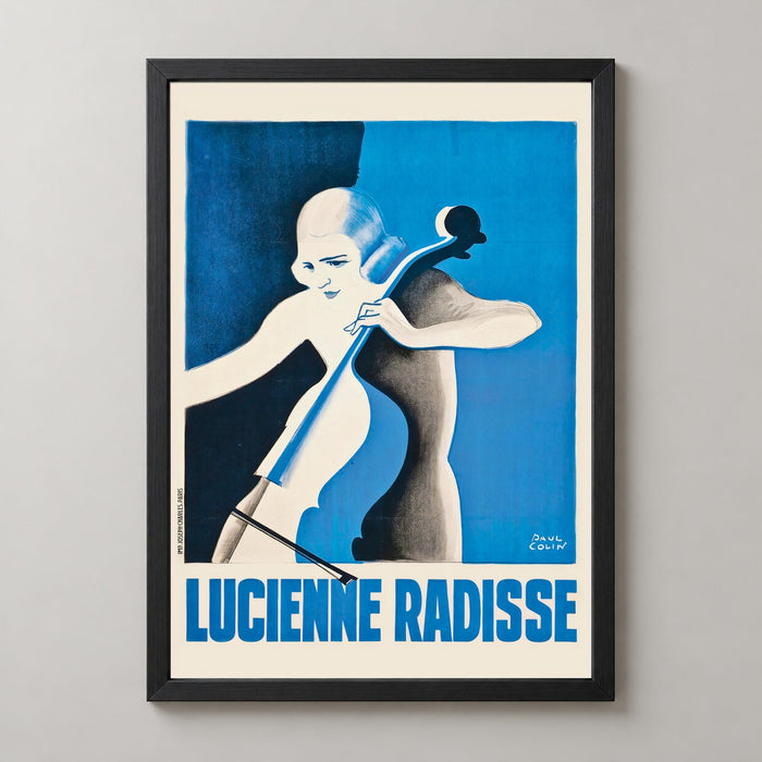 Lucienne Radisse von Paul Colin Vintage Art Deco Poster