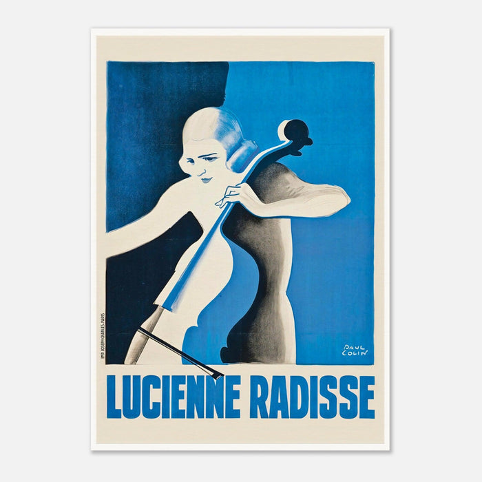 Lucienne Radisse by Paul Colin Vintage Art Deco Poster