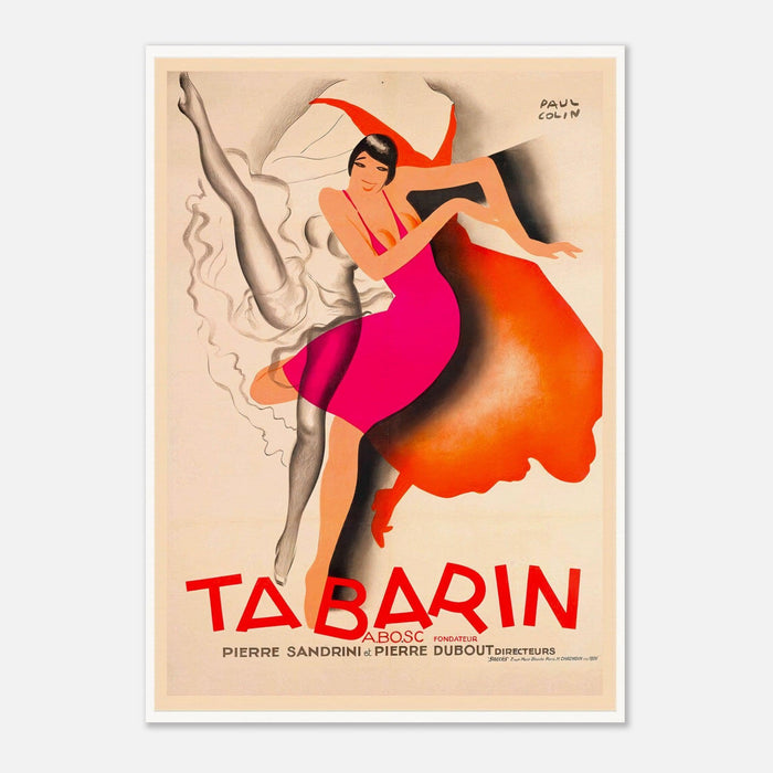 Tabarin by Paul Colin Vintage Art Deco Poster - Framed/Unframed