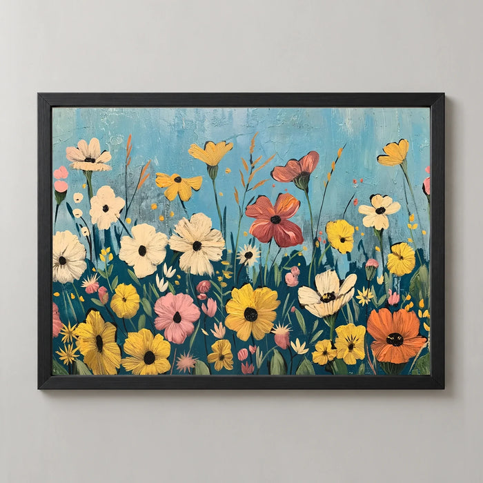 A Meadow in Blue Art Print