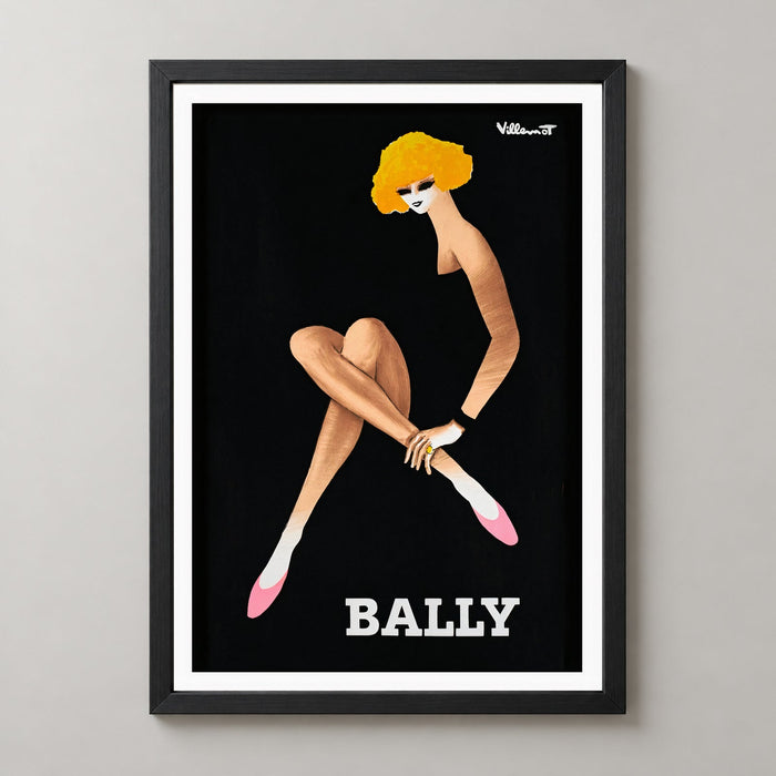 Bally Blonde Vintage Werbeplakat – Bernard Villemot