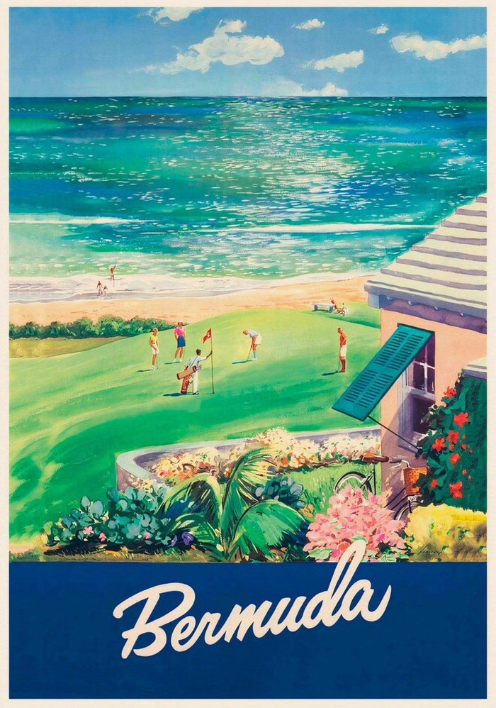 Bermuda Vintage Travel Poster