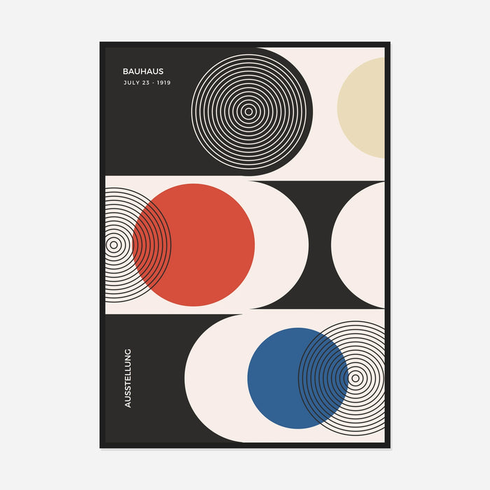 Bauhaus Three Orbits Art Print