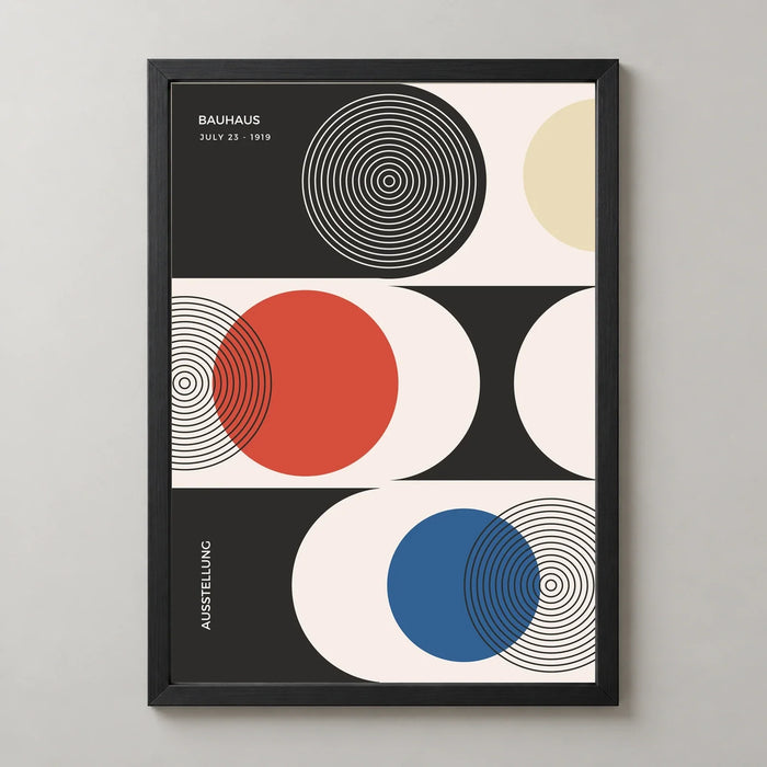 Bauhaus Three Orbits Art Print