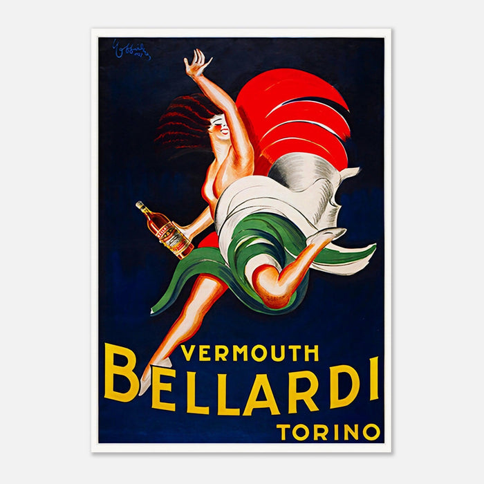 Bellardi Vermouth Vintage Poster 1927 - Iconic Advertising Art