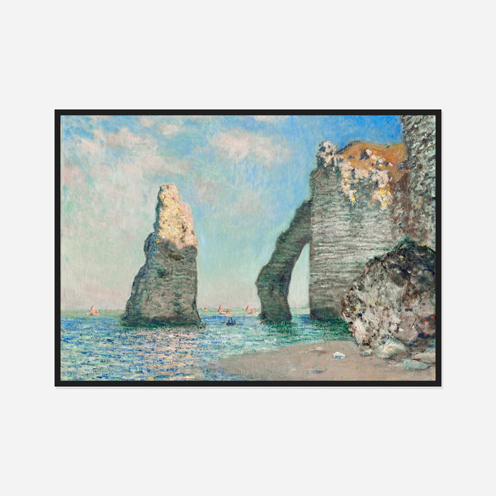 Cliffs at Étretat Art Print by Claude Monet