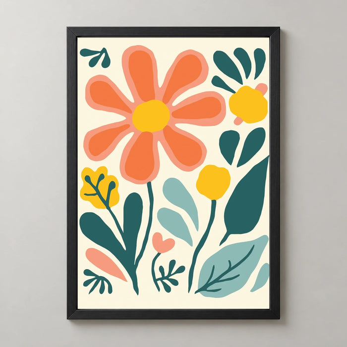 Coral Flower Study Art Print