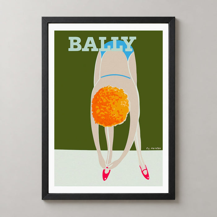 Bally Shoes Vintage Advertising Poster 1980 | Pierre Fix-Masseau