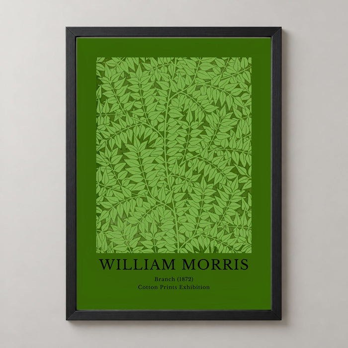 William Morris - Cotton Prints Exhibition, Branch (1872)