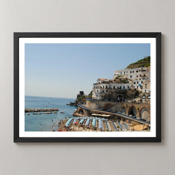 Amalfi Coast Umbrellas Photo - Fine Art Photography