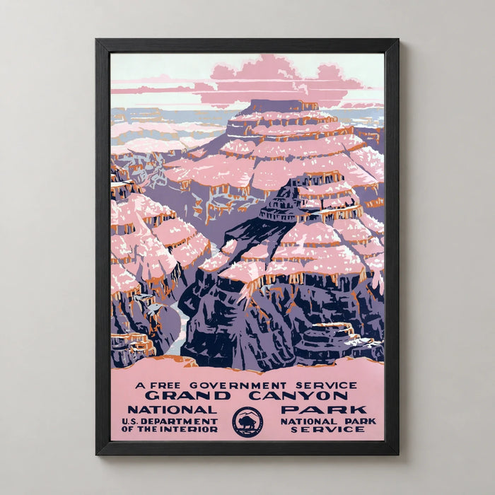 Grand Canyon Vintage Travel Poster