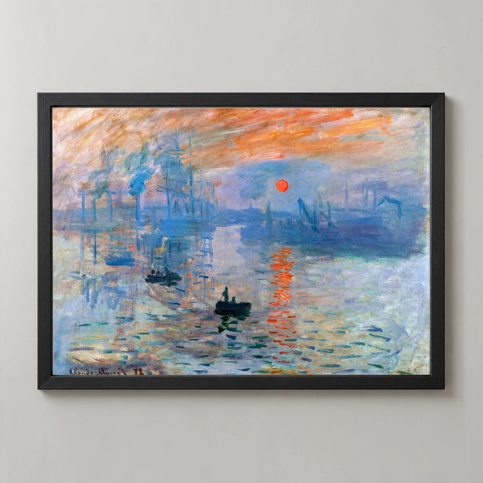 Impression, Sunrise Art Print by Claude Monet