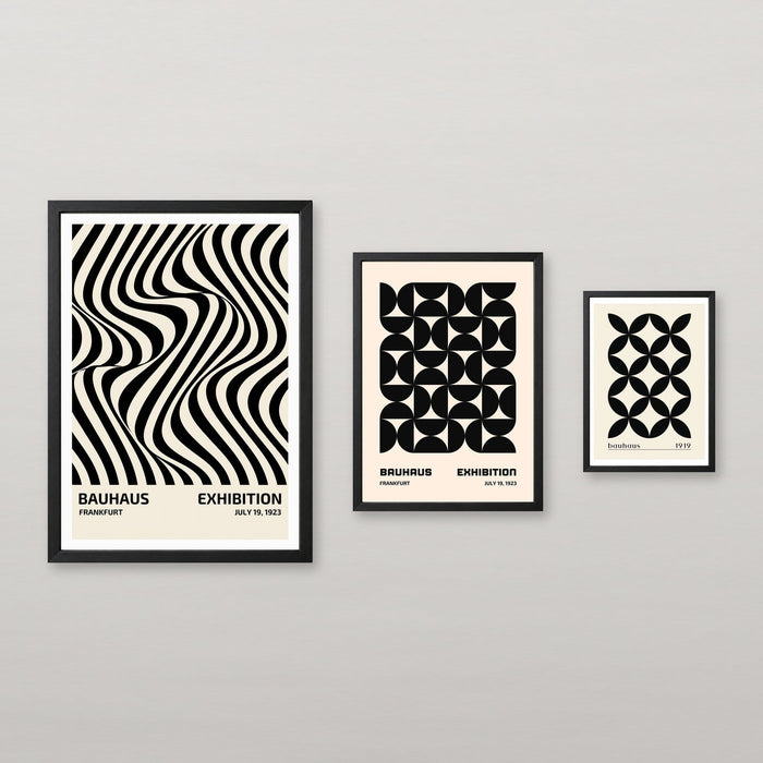 Bauhaus Three | Gallery Wall of Three